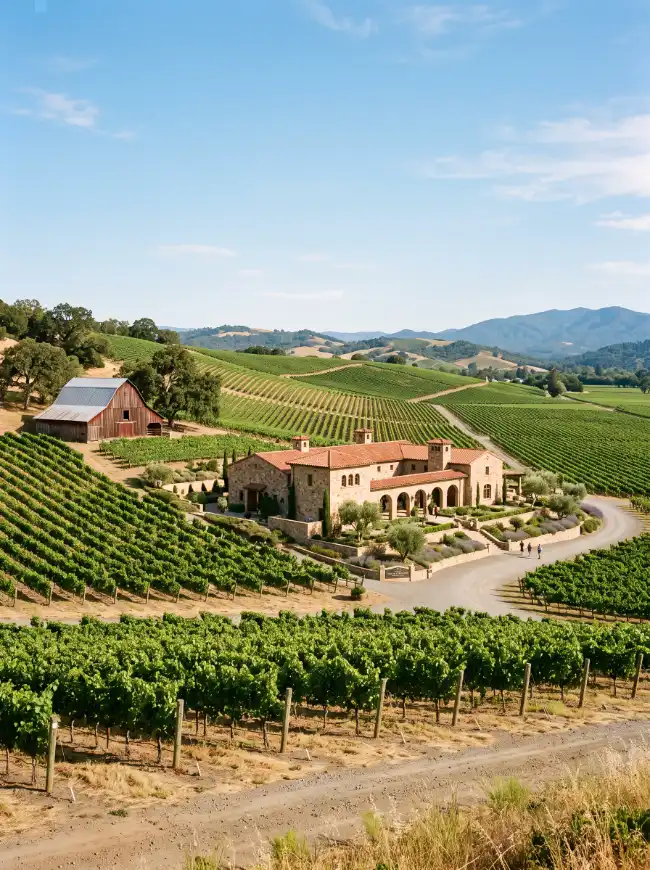 Vineyard and winery